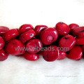 ellipse Naturla Red coral beads loose-coral-beads-0088-02